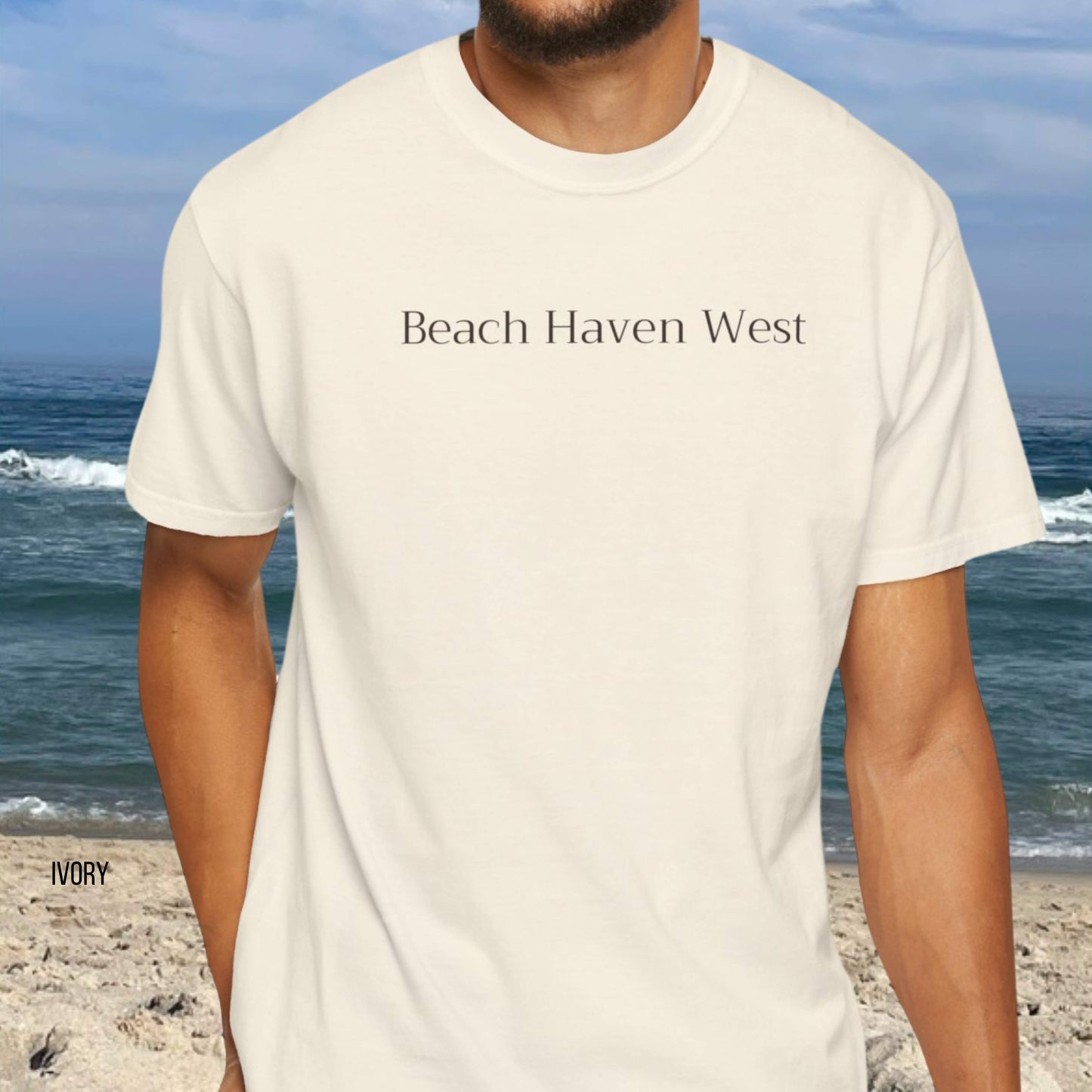 Driftwood, Beach Haven West, Comfort Colors shirt