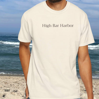 Driftwood, High Bar Harbor Comfort Colors shirt