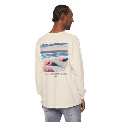 Local Summer watercolor beach Long Sleeve T-Shirt