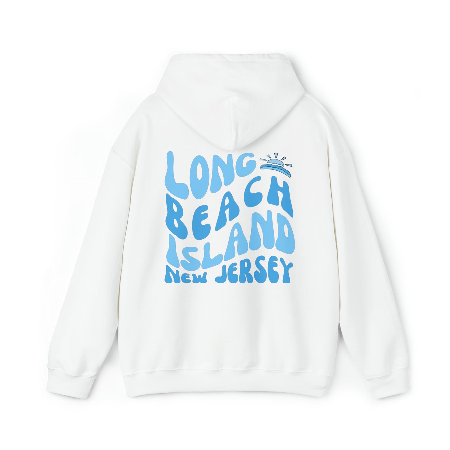 Blue Wave Hoodie, Long Beach Island