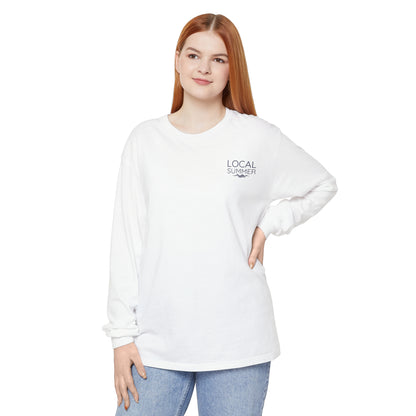 Local Summer watercolor beach Long Sleeve T-Shirt