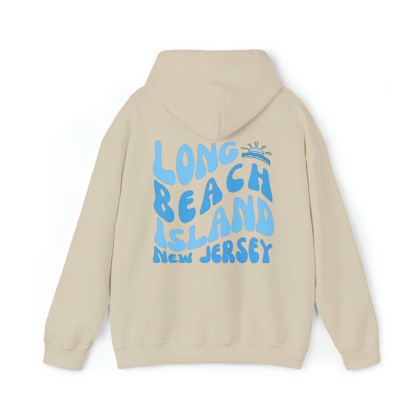 Blue Wave Hoodie, Long Beach Island