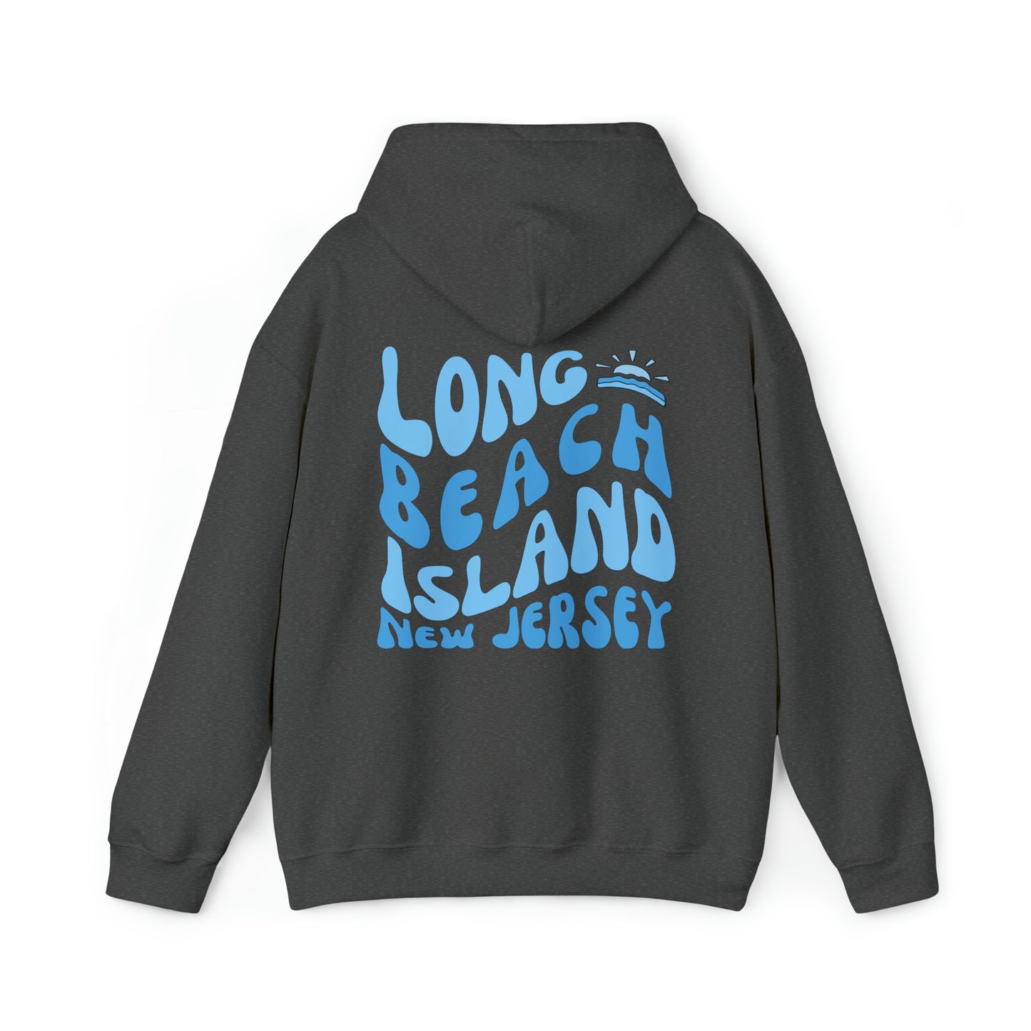 Blue Wave Hoodie, Long Beach Island