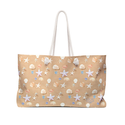 Shells Galore Beach Bag, Overnight Bag - Beach Please