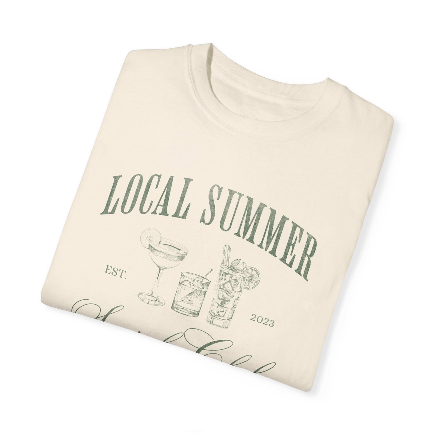 Local Summer Social Club, Cheers, Comfort Colors Tee