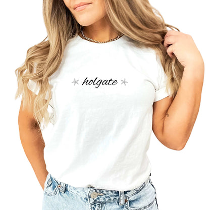 Holgate script w starfish Shirt